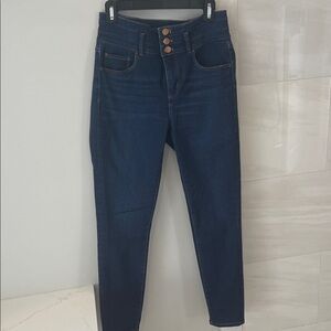 Ann Taylor Dark Blue High Rise Jeans
